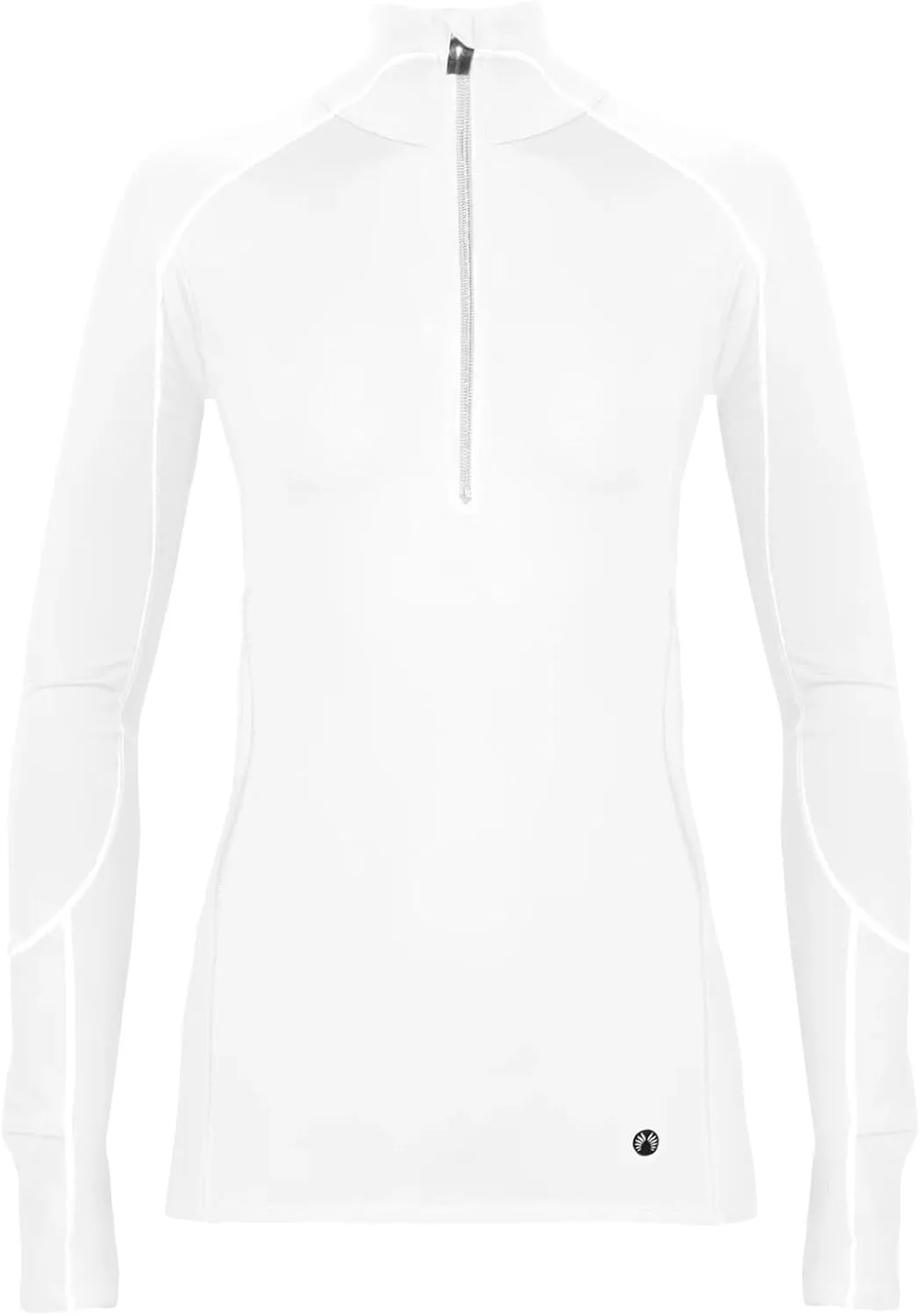 SNOW ANGEL Women's Chami Universal Zip-T - Durable Breathable Moisture-Wicking Midweight Thermal Active Base-Layer Top