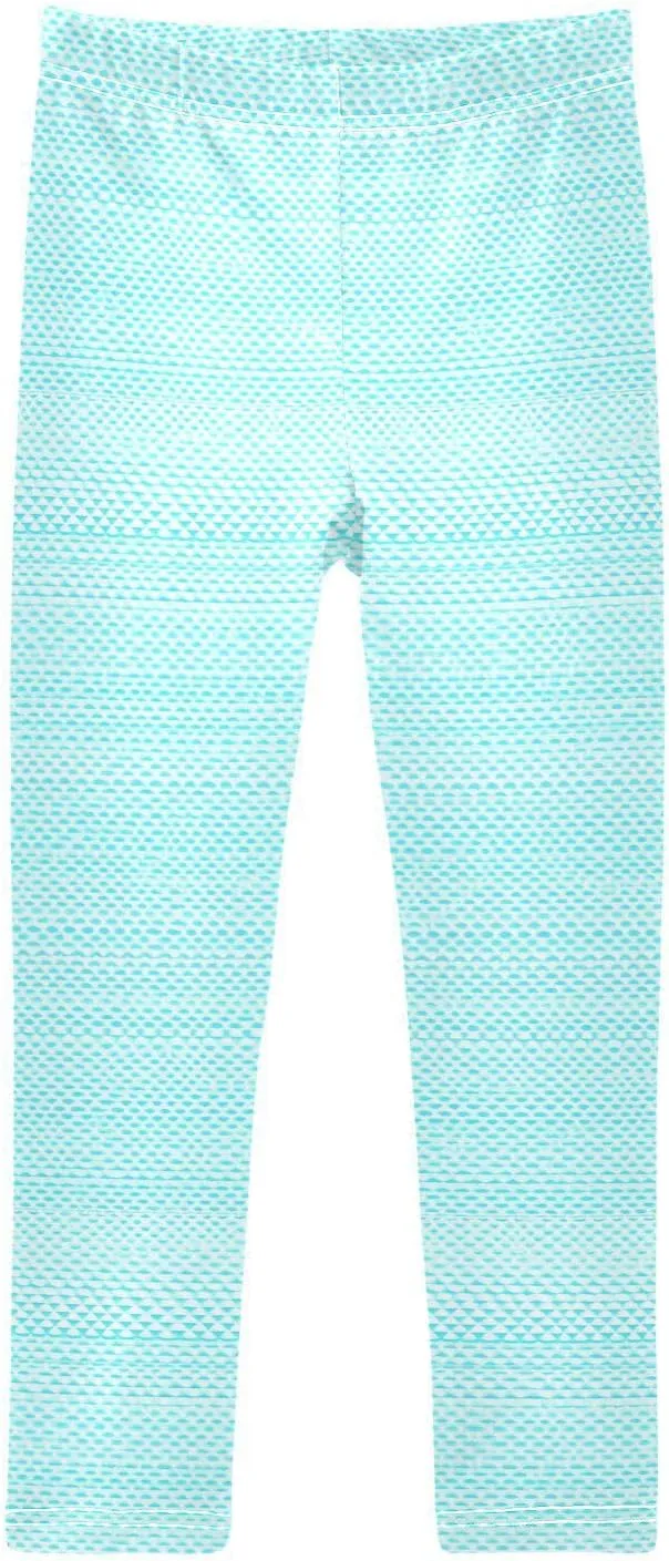 Striped Leggings for Girls Yoga Dance Pants Stretch High Waisted Ankle Length Tights Kids Leggings