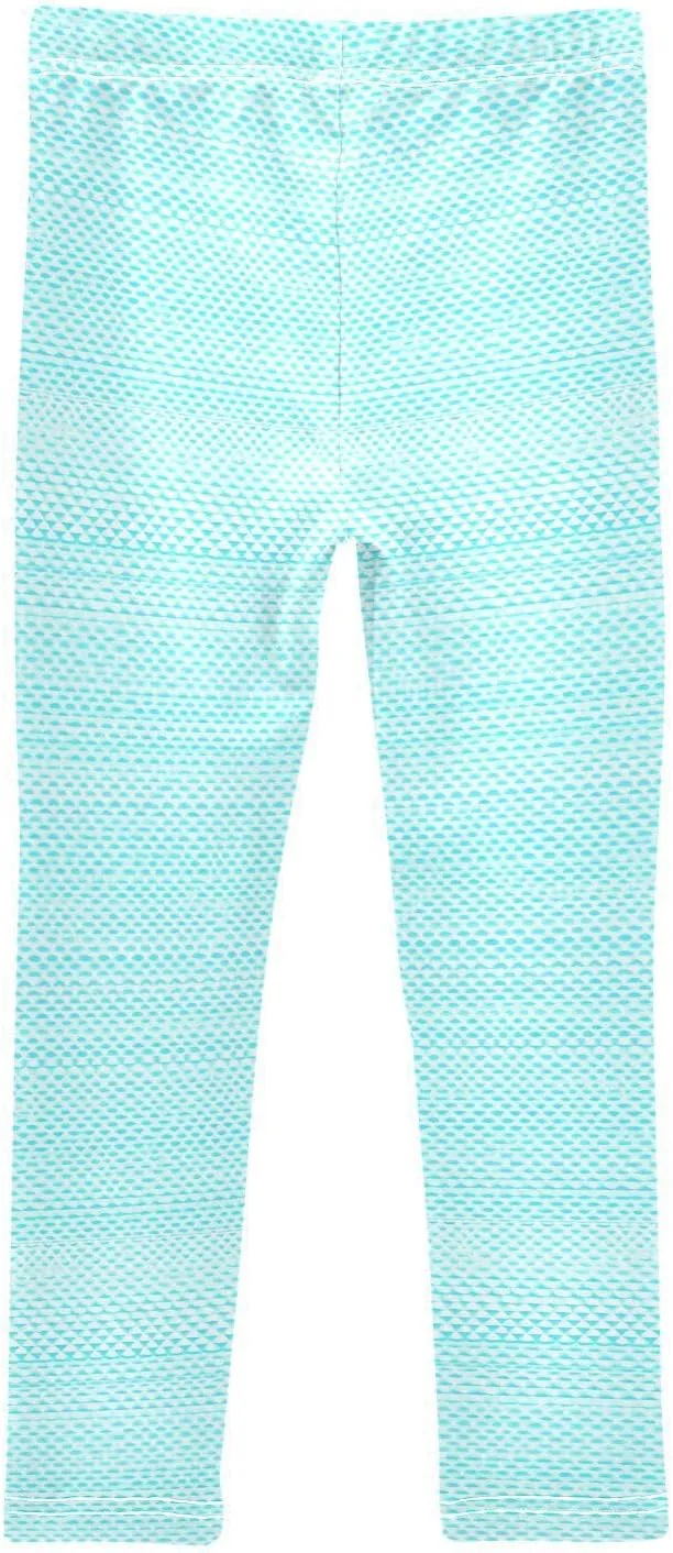 Striped Leggings for Girls Yoga Dance Pants Stretch High Waisted Ankle Length Tights Kids Leggings
