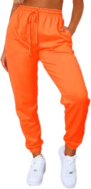 Sweatpants for Teen Girls,Women's High Waisted Joggers Summer Workout Baggy Yoga Pants Cinch Bottom Trousers
