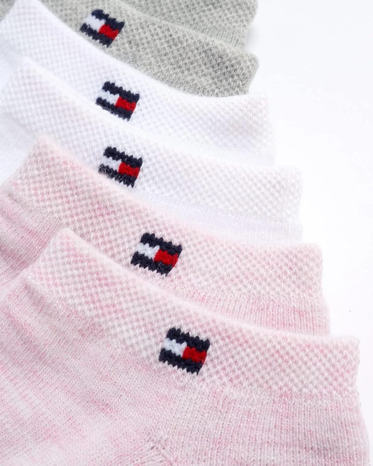 Tommy Hilfiger Women's No Show Socks - 12 Pack Soft Stretch Womens Athletic Ankle Socks - Running Socks for Women