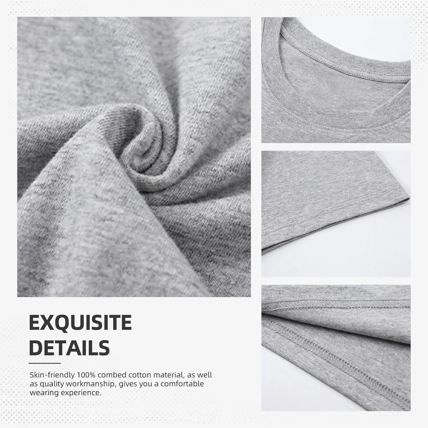 Unisex Youth Man Short Sleeve Shirt Fashion Shirt Cotton Crewneck T-Shirt Tops Clothing T-Shirts