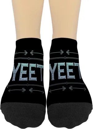 Vintage Jey Uso Yeet Apparels Saying Womens Dress Socks No Show Sock For Women's