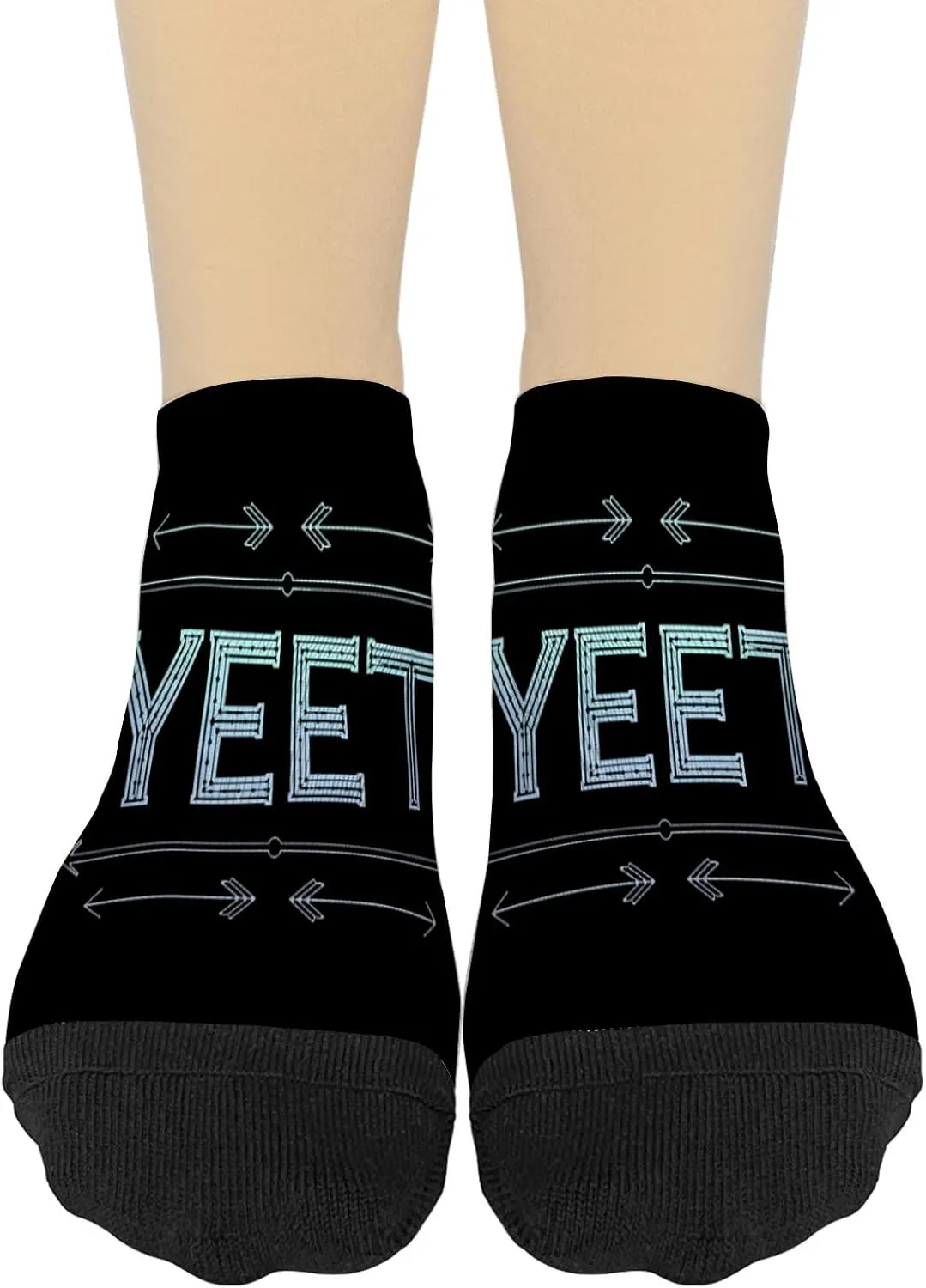 Vintage Jey Uso Yeet Apparels Saying Womens Dress Socks No Show Sock For Women's