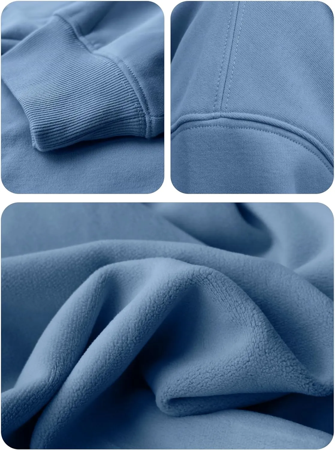 VIUTIL Womens Half Zip Sweatshirt Fleece Cropped Pullover with Thumb Hole Fall Trendy Clothes 2025