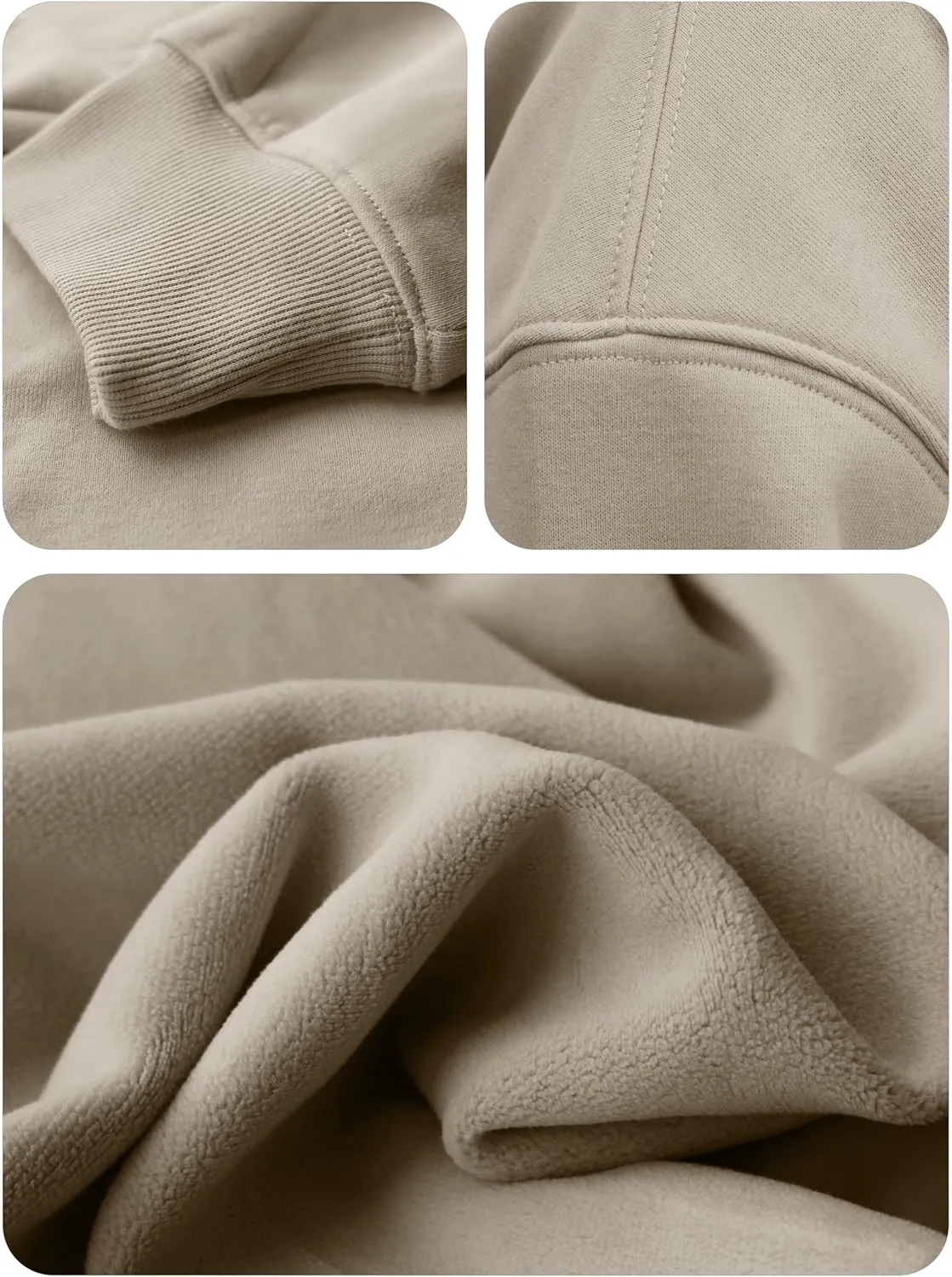 VIUTIL Womens Half Zip Sweatshirt Fleece Cropped Pullover with Thumb Hole Fall Trendy Clothes 2025