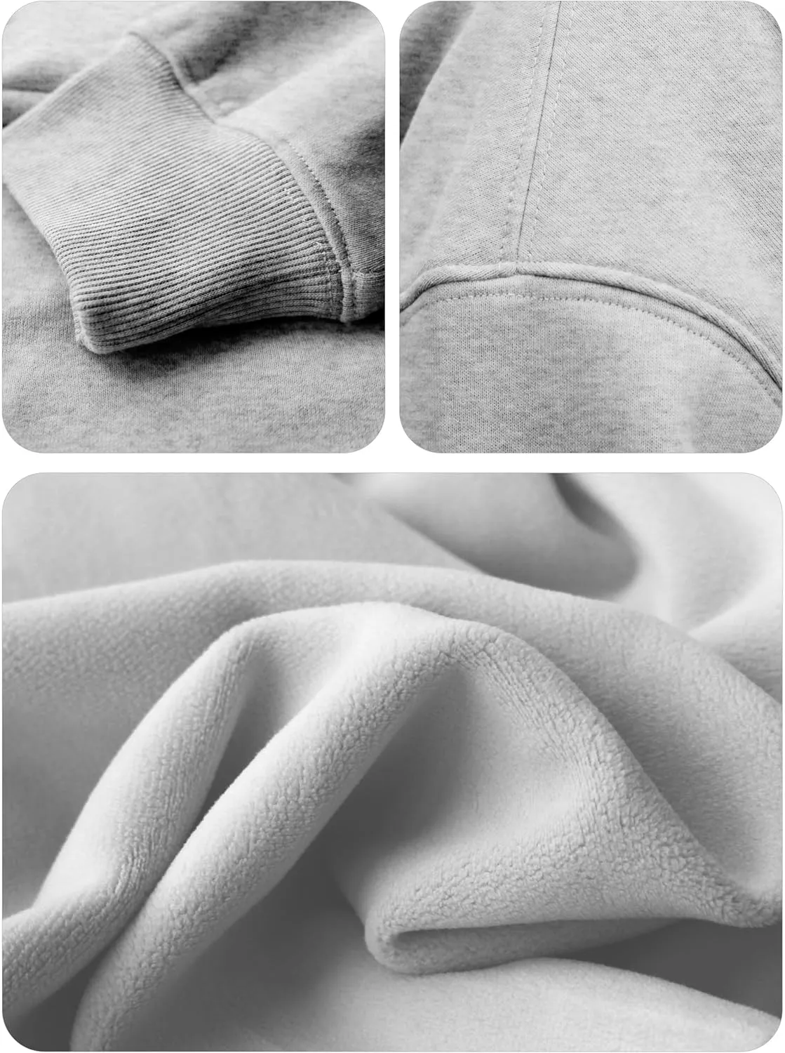 VIUTIL Womens Half Zip Sweatshirt Fleece Cropped Pullover with Thumb Hole Fall Trendy Clothes 2025