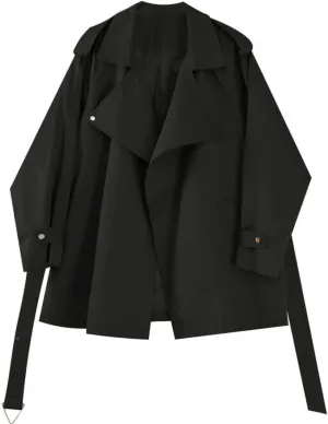Women Long Trench Coat With Sashes Women Windbreaker Office Ladies Outerwear