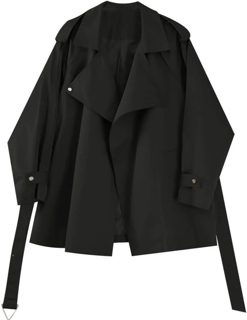 Women Long Trench Coat With Sashes Women Windbreaker Office Ladies Outerwear