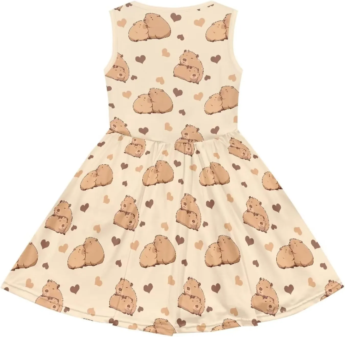 Ystardream Dress for Girls Cute Girl's Loose Casual Holiday Midi Dress