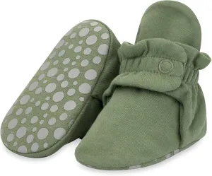 Zutano Unisex Organic Cotton Baby Booties With Gripper Soles